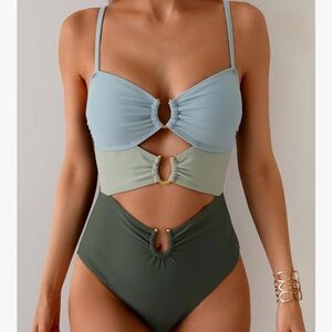 NEW WITH TAGS! *Cult Favorite* Green One Piece Swimsuit